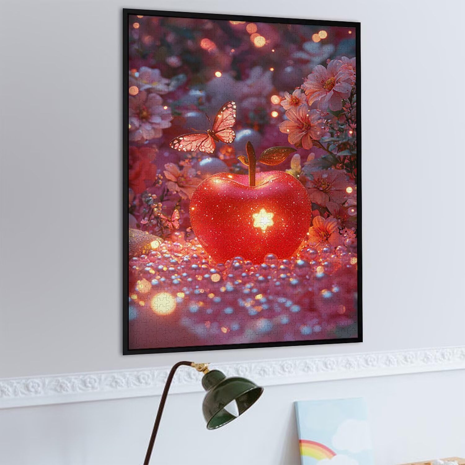 1500 Pezzi di Puzzle, mela1500 Pezzi di Puzzle per Adulti, Regalo di Anniversario, Regalo di Natale, Decorazione Della Casa, Prevenzione Della Degenerazione Cerebrale Negli Anziani v-663