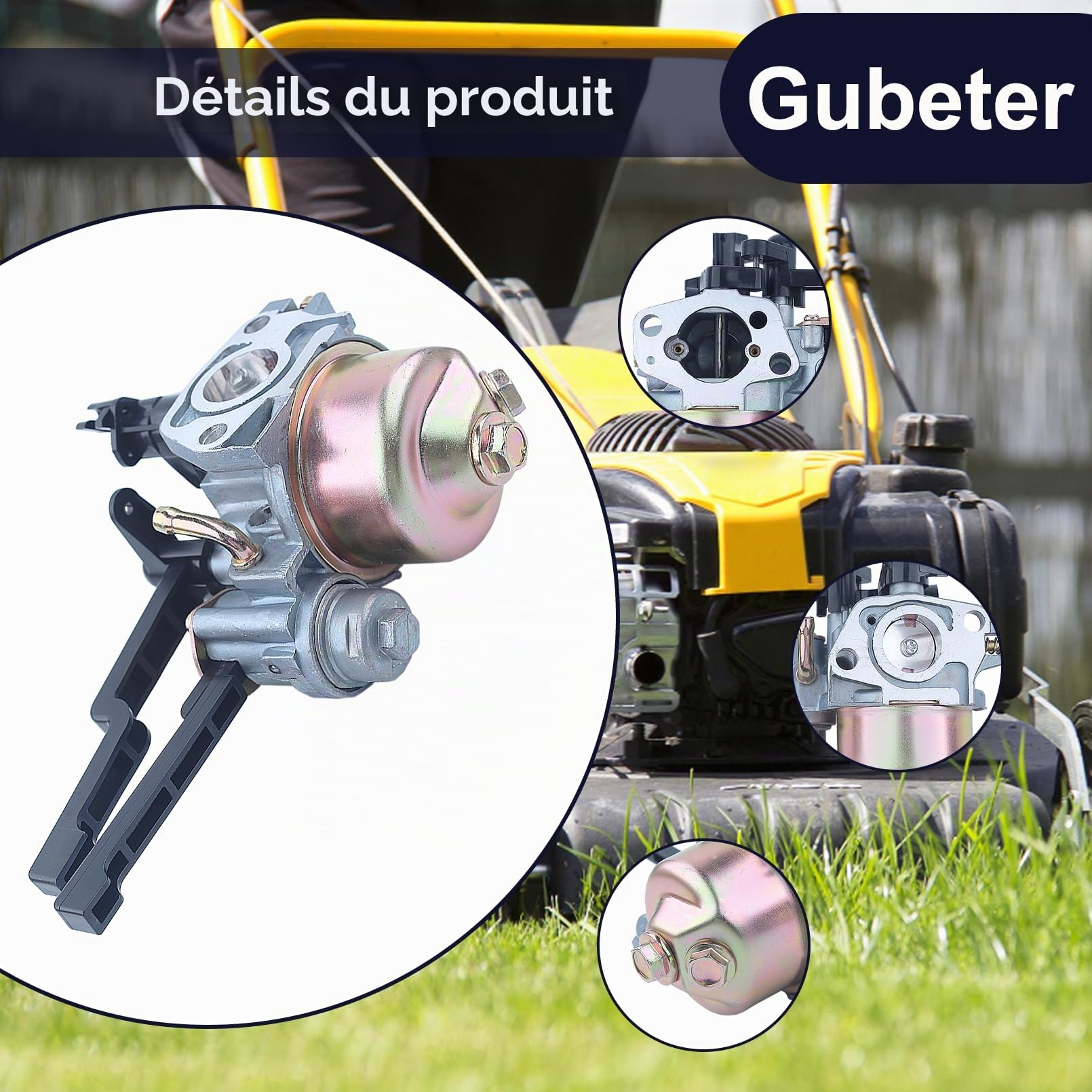 Kit de Carburateur pour Kohler CH260 CH270 Moteurs, Tondeuse à Gazon Pièces de Rechange, Joint d'Isolateur et Jeu de joints, remplacement 17 853 22-S, 1785322-S, 1785322S, 17 853 04-S
