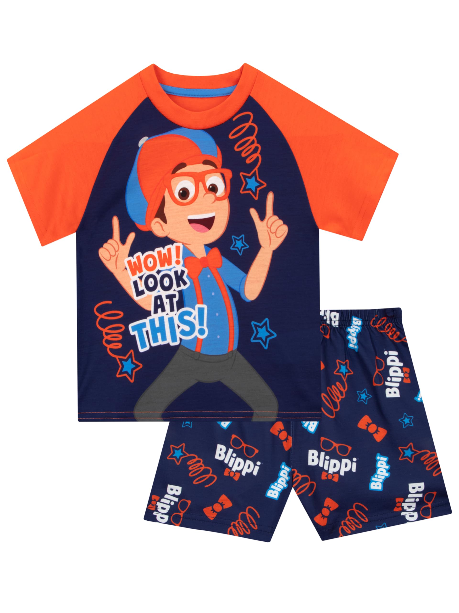 Blippi Pyjamas | Boys Short Pyjamas | Fun Boys’ Pyjama Sets Multicoloured 18-24 Months