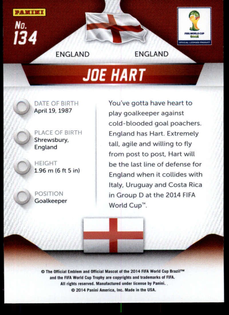 Amazon.com: 2014 Panini Prizm World Cup #134 Joe Hart England