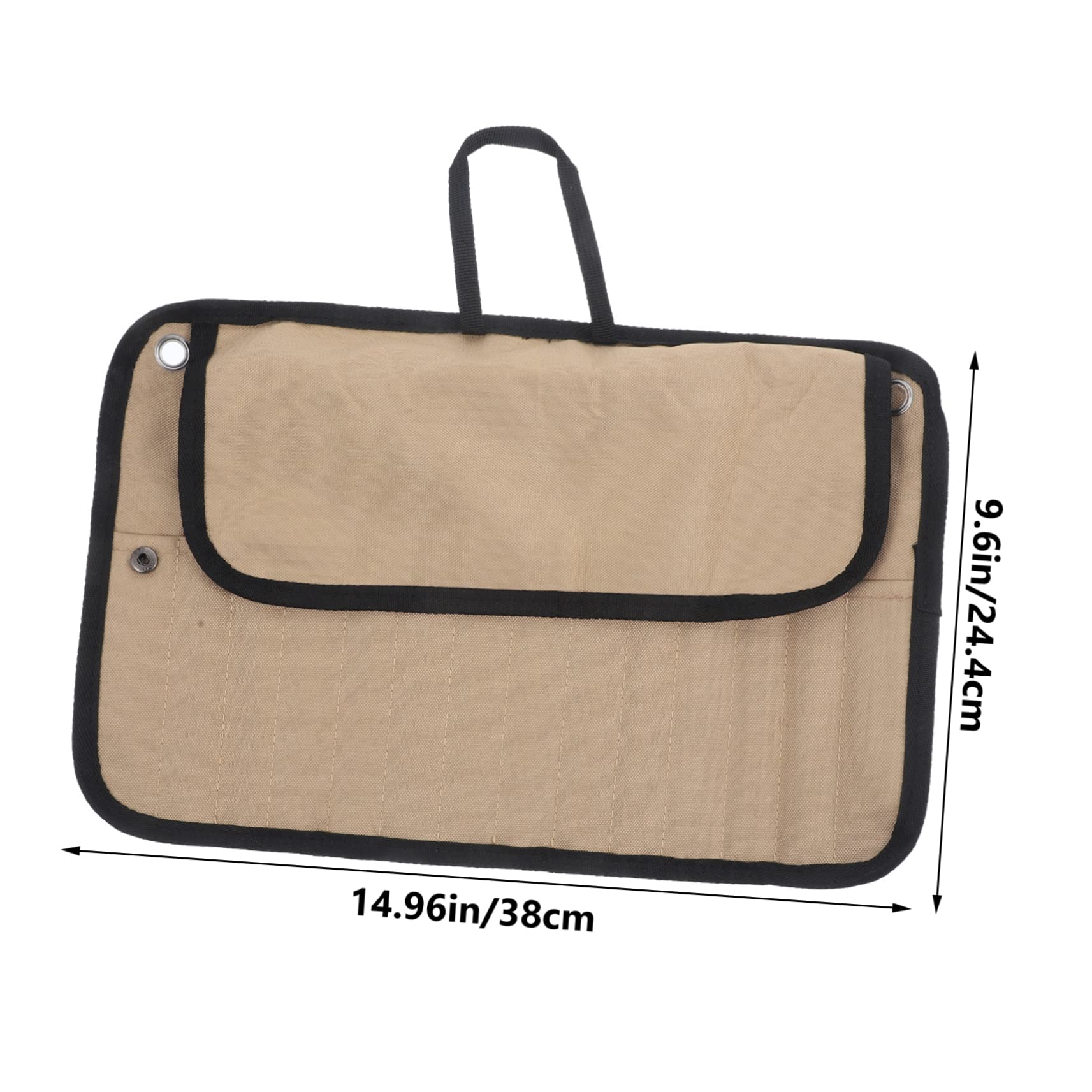 HOLIDYOYO 1Set Portable Camping Tableware Cutlery Utensils with Pouch for Outdoor Picnic Hiking Barbecues and Convenient Carrying for Travel and Sports