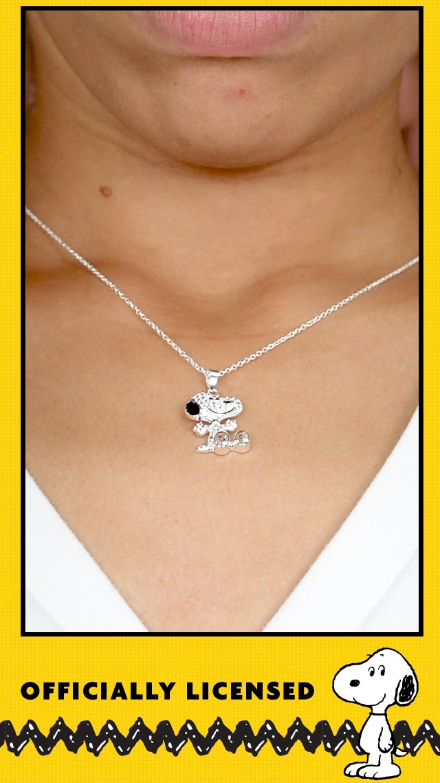 Amazon.com: Peanuts Snoopy Necklace for Women Official License, 18