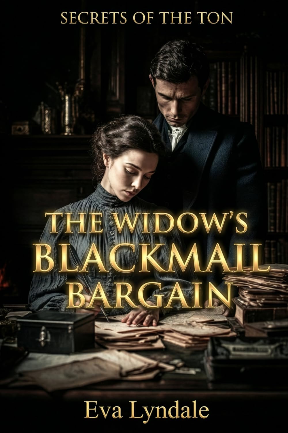 The Widow’s Blackmail Bargain: A Regency Spy Romance (Secrets of the Ton)