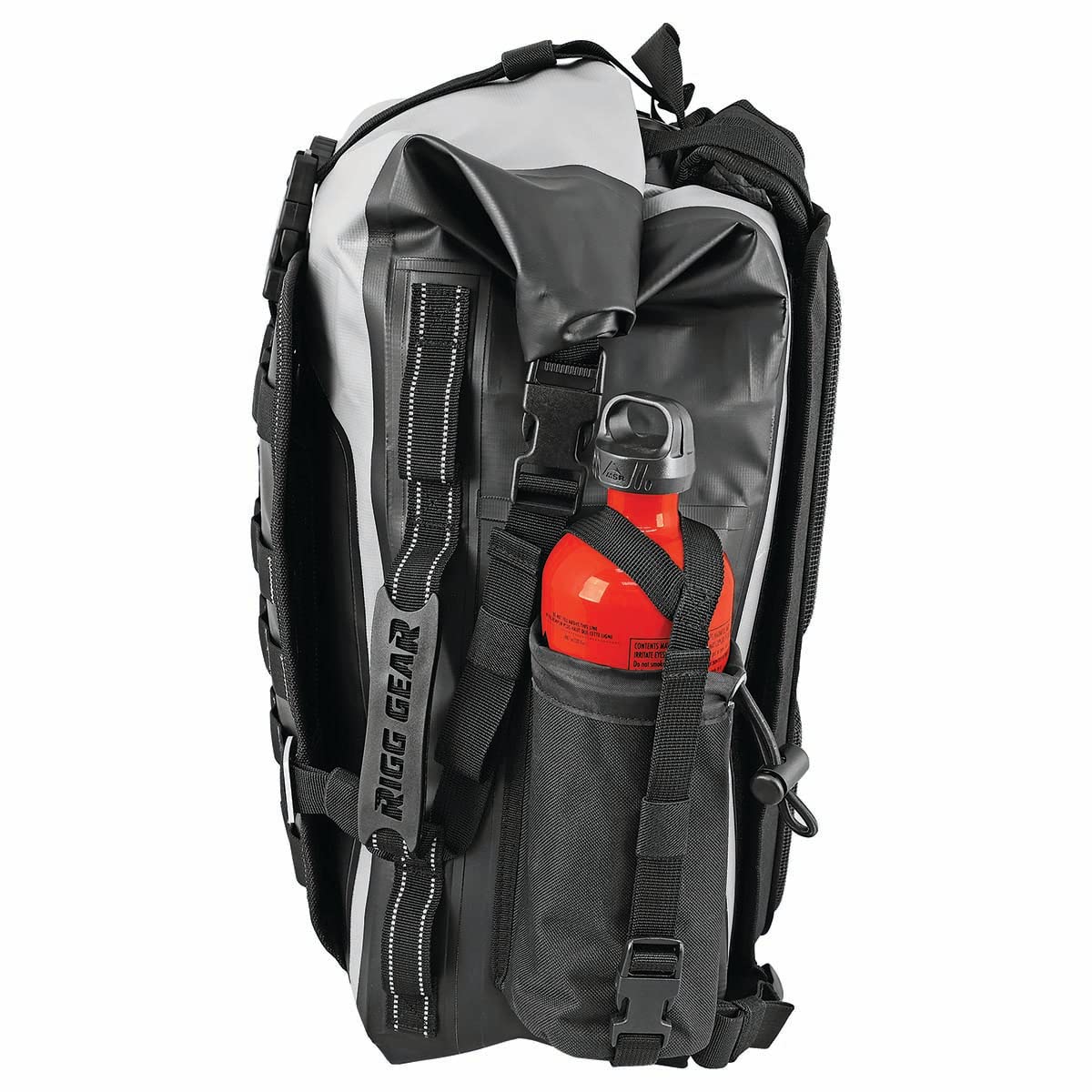 Nelson Rigg Hurricane Waterproof Backpack Tail Pack Black Gray 30