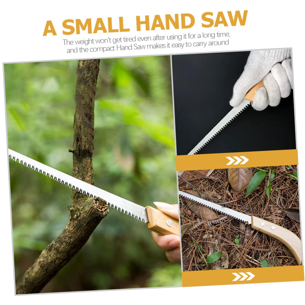 4pezzi Giardinaggio Saws Utensile Per Pruning e Camping Per e Attività Outdoor