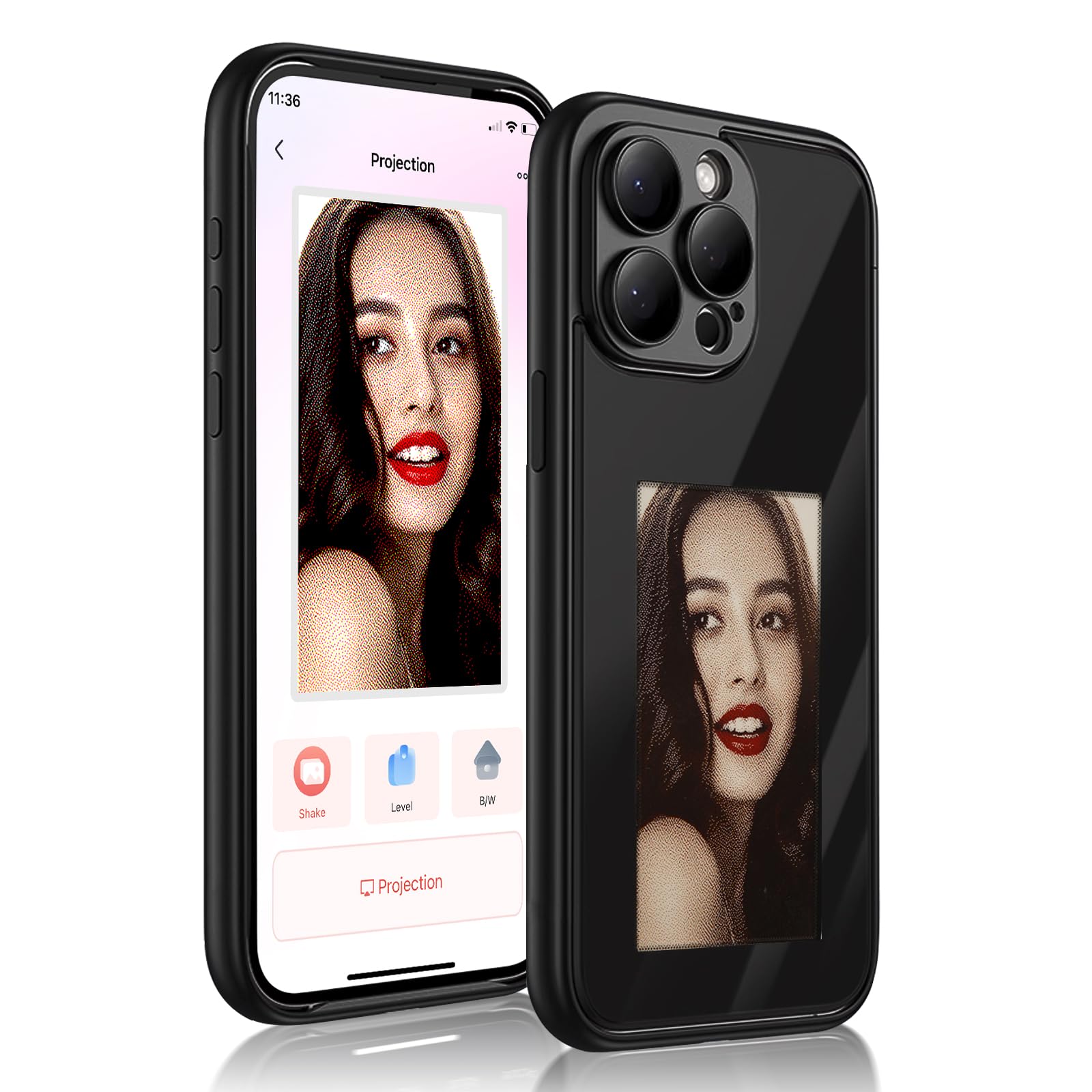 Amazon.com: GDNSLife Smart Ink Screen Projection Phone Case for iPhone,Instantly Displays Photos on The Ink Screen Back Cover.DIY and Customizable Phone Case,Personalize Your Phone. (Black, iPhone 15) : Cell Phones & Accessories Amazon.com: GDNSLife Smart Ink Screen Projection Phone Case for iPhone,Instantly Displays Photos on The Ink Screen Back Cover.DIY and Customizable Phone Case,Personalize Your Phone. (Black, iPhone 15) : Cell Phones & Accessories