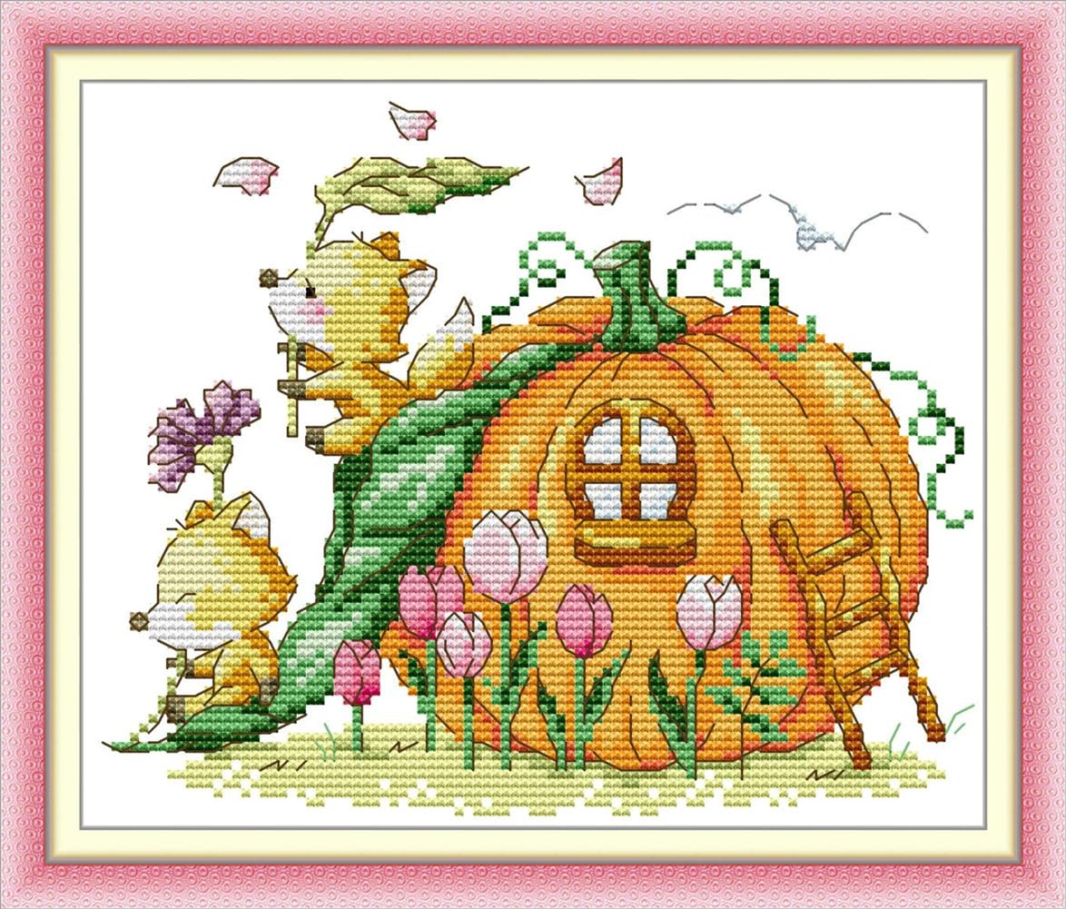 Kit Broderie Point De Croix Peter Rabbit – Tissu Estampé Ou Blanc – Pour Débutants, Inclus Fil DMC - 2