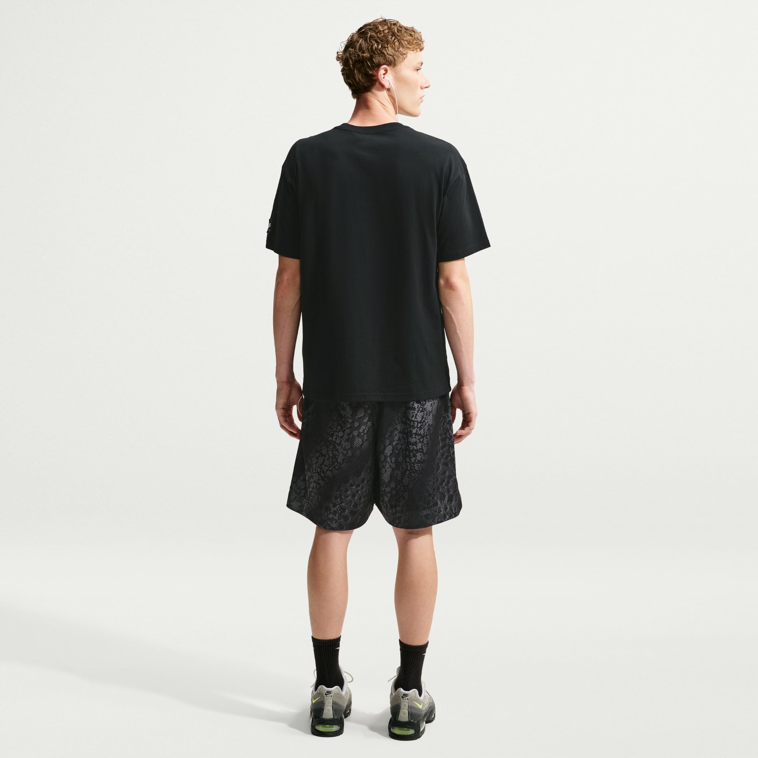 Nike Męska koszulka M NSW TEE LSE AIR AOP bawełna tkanina Black L