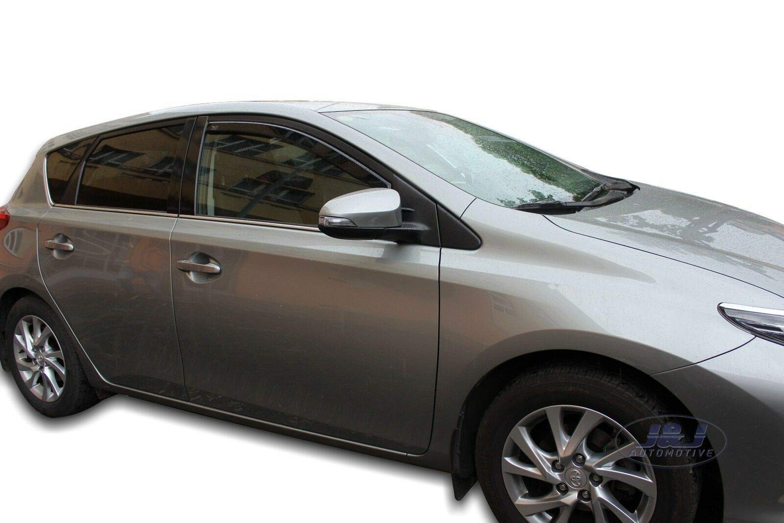 Déflecteurs de vent aérodynamiques teintés pour Toyota Auris 2 - 7