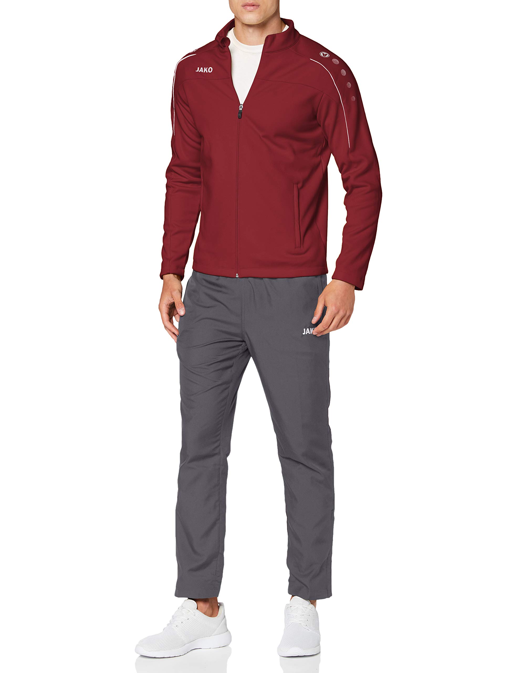 JAKO Classico M9550 Men's Tracksuit 4XL Maroon