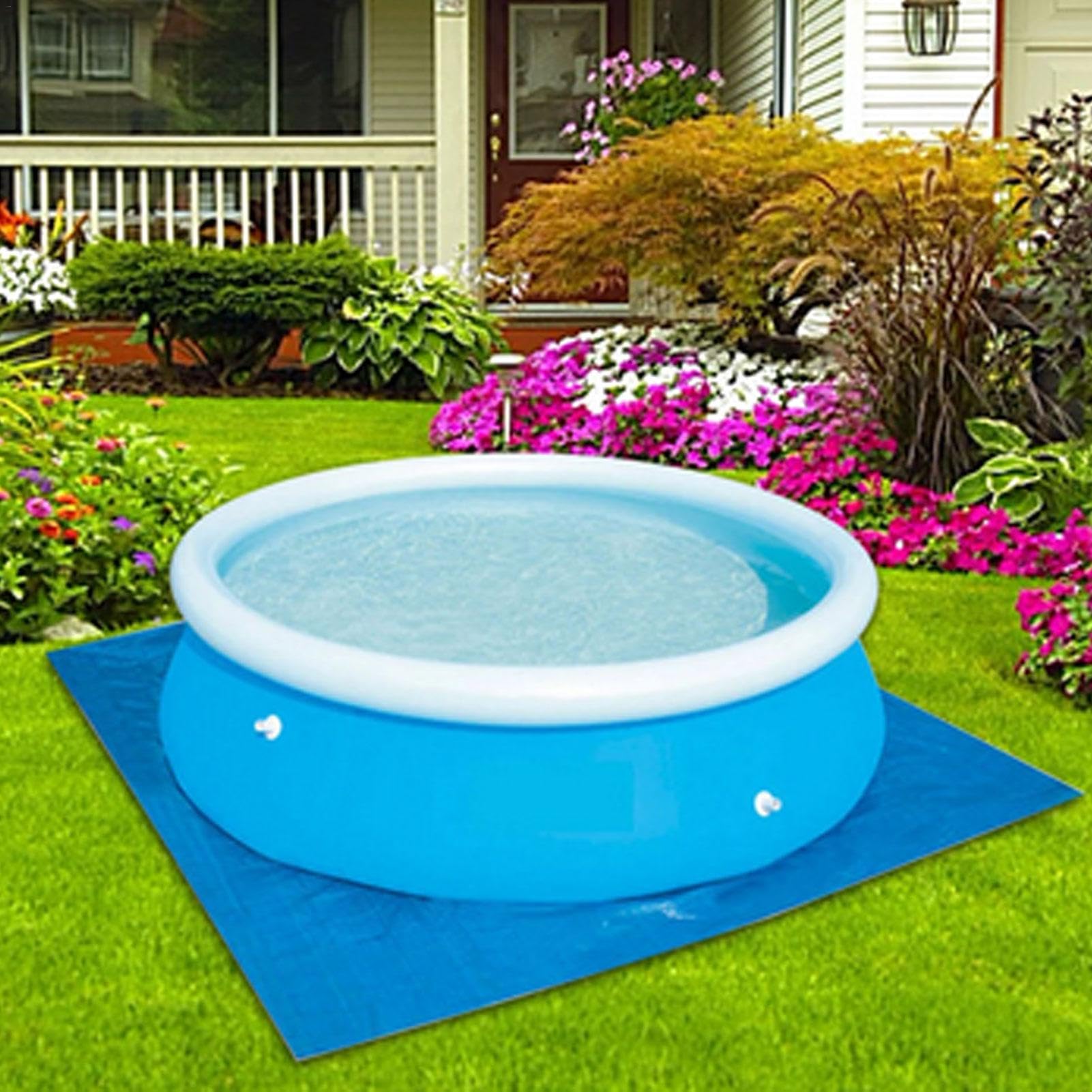 Schwimmbadboden Polsterunterlage - Quadratische Pool Bodenschutzmatte Für Aufblasbare Pools