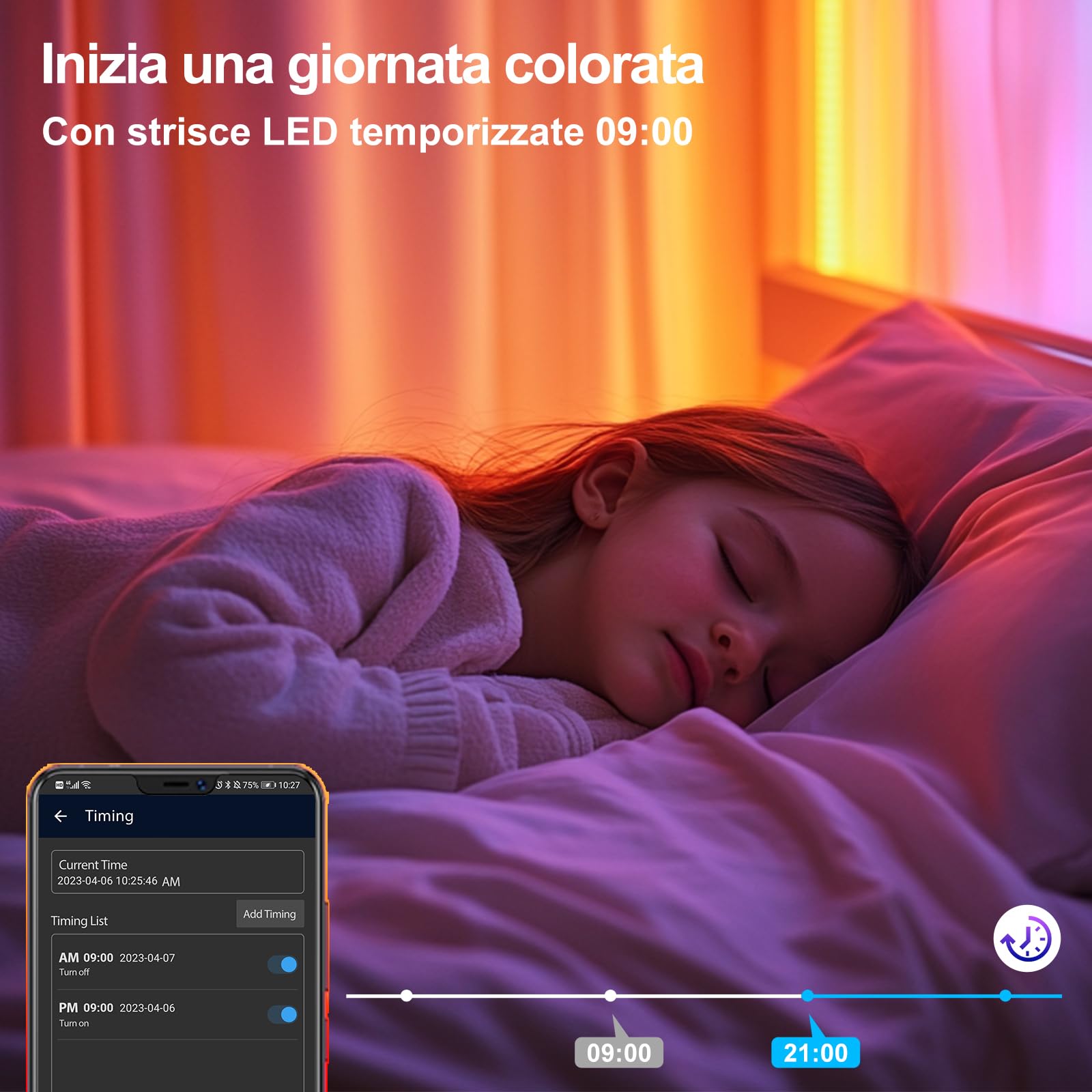 Beaeet Striscia LED 30 Metri, Luci LED 5050 RGB per Camera, con Telecomando a 40 Tasti e Controllo tramite APP Bluetooth, Ideale per Natale, Matrimoni e Feste (15m*2)