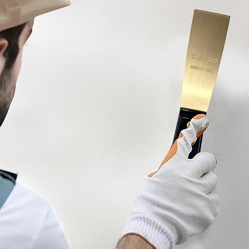 Miniatura 6 de WEDO Cuchillo de masilla de latón de 1-14 pulgadas, raspador de pintura con mango de baquelita, cuchillo para pintores, cuchillo para paneles de
