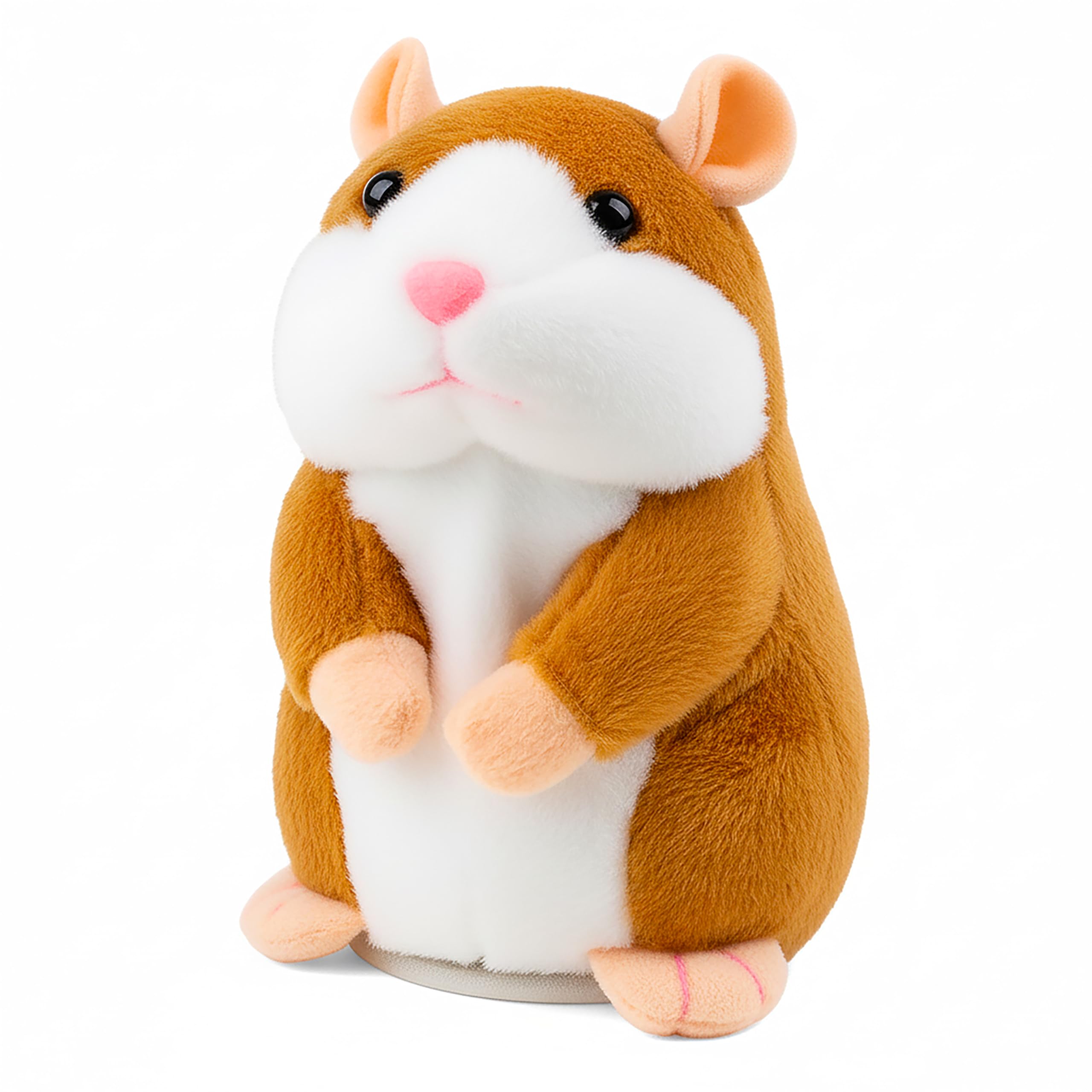 VGRASSP Talking Hamster Mouse Plush Toy for Kids - Interactive Mimicry Voice Repeater Soft Stuffed Animal Pet for Boys and Girls - Early Leaning Gift - Color As Per Stock-image-44
