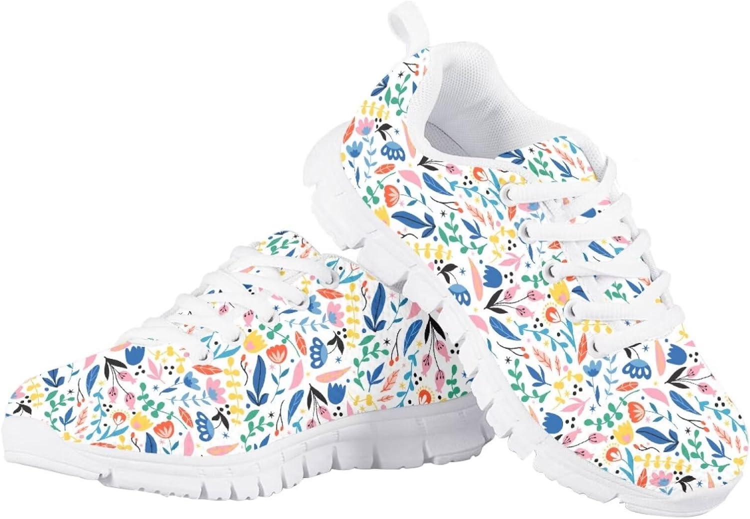 SYtrade Girls Slip-On Sneakers Lace-up Tennis Shoes Kids Athletic Shoes