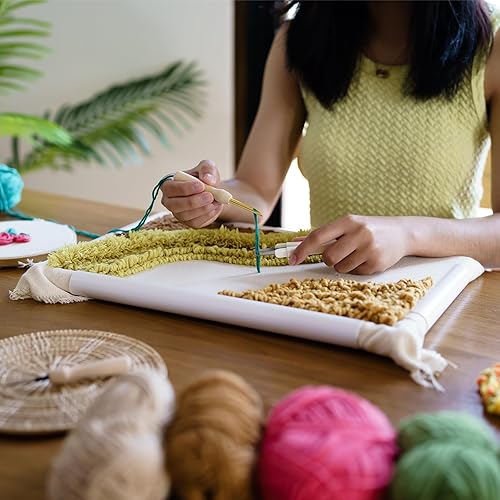 Miniatura 6 de PATIKIL Aros de bordado, marco de aro de bordado universal, reutilizable, cuadrado, rectangular, de plástico, marco de clip de plástico, para