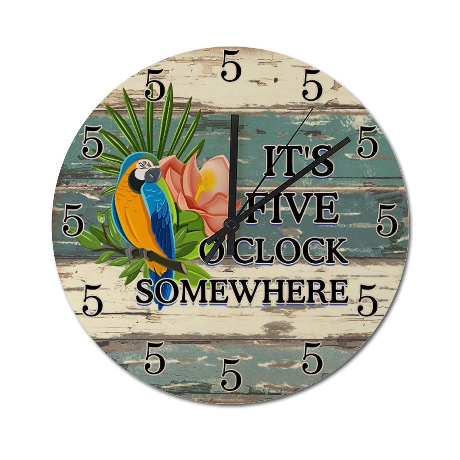 Horloge murale rustique haut de gamme pour intérieur de caractère