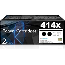 414X High Yield Black Toner Cartridge 2 Pack Replacement for HP 414X Toner Cartridge 414A W2020X Works with Color Laser Enterprise M455dn MFP M480f Pro M454dn M454dw MFP M479fdn M479fdw Printer