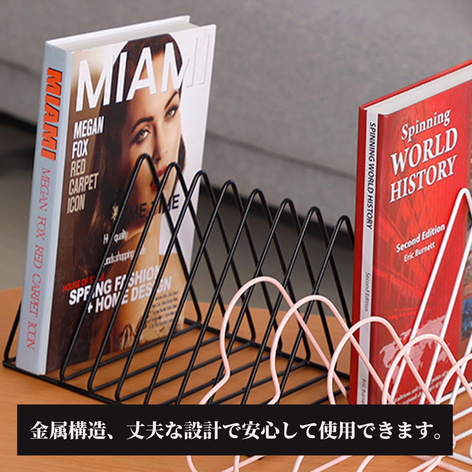 Amazon｜Hyack レコードラック マガジンラック CD ディスプレイラック