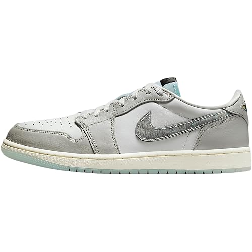 Air Jordan 1 Retro Low LNY Men's Shoes (HF3144-100, Summit White/Photon Dust/Barely Green/Summit White)