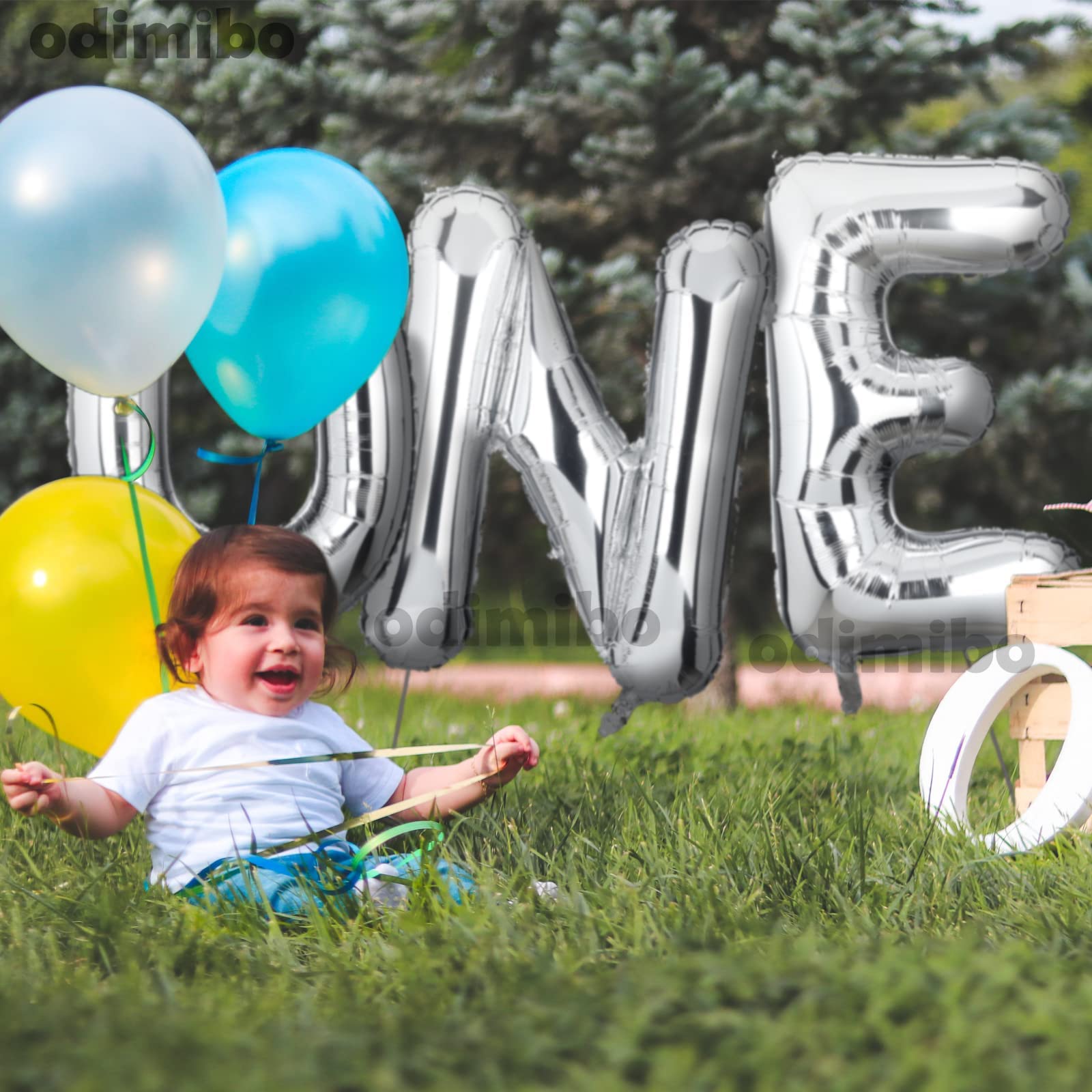 Unique Big Foil 'V' Letter Balloon - Silver, 34 Inches Tall - View #12