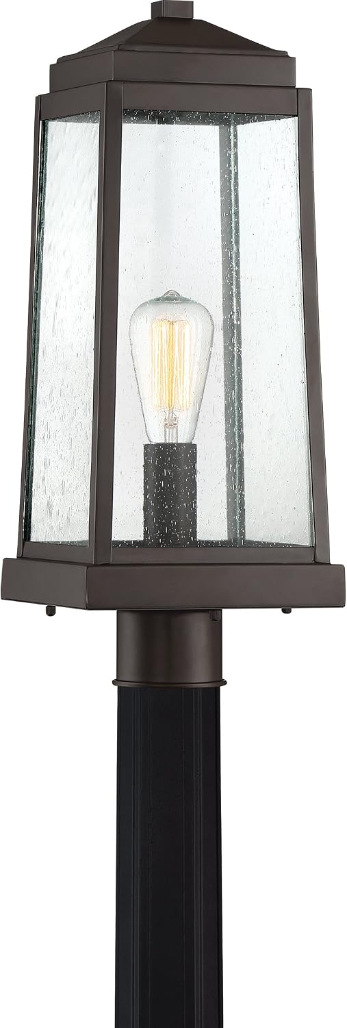 Quoizel Ravenel 1-Light Western Bronze Outdoor Post Lantern