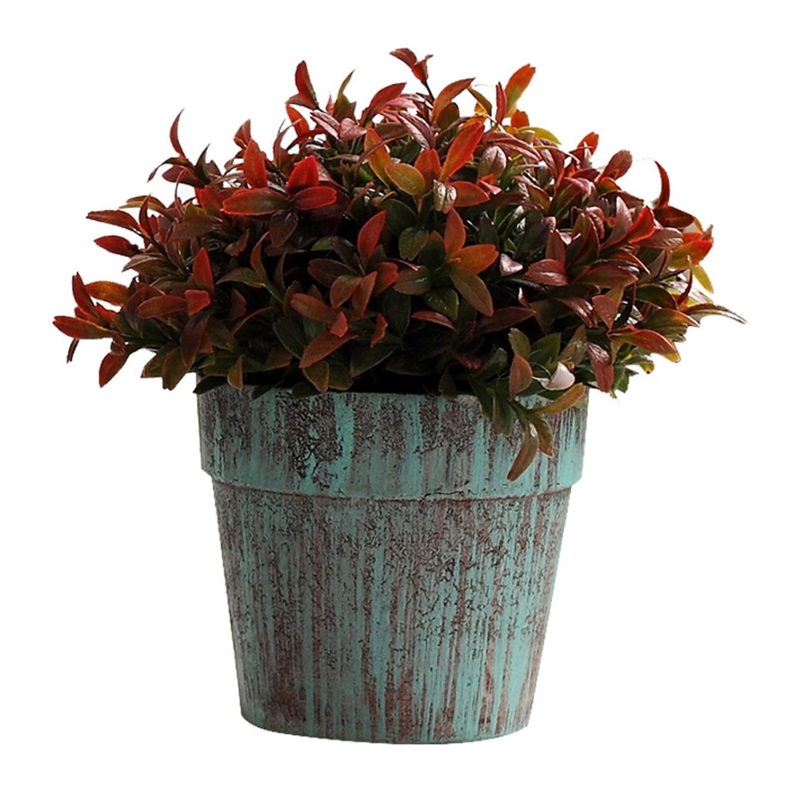 NGDFGR Artificial Potted Plant Decor Artificial Plants Mini Potted Grass For Indoor Home Party Decoration Farmhouse Decor,A