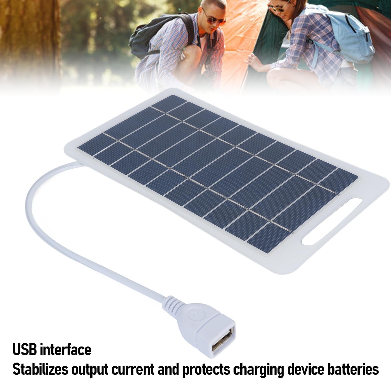 Składany Mini Solarny Panel, ładowarka Panelu Słonecznego USB do Smartfonów, Tabletów, Aparatu