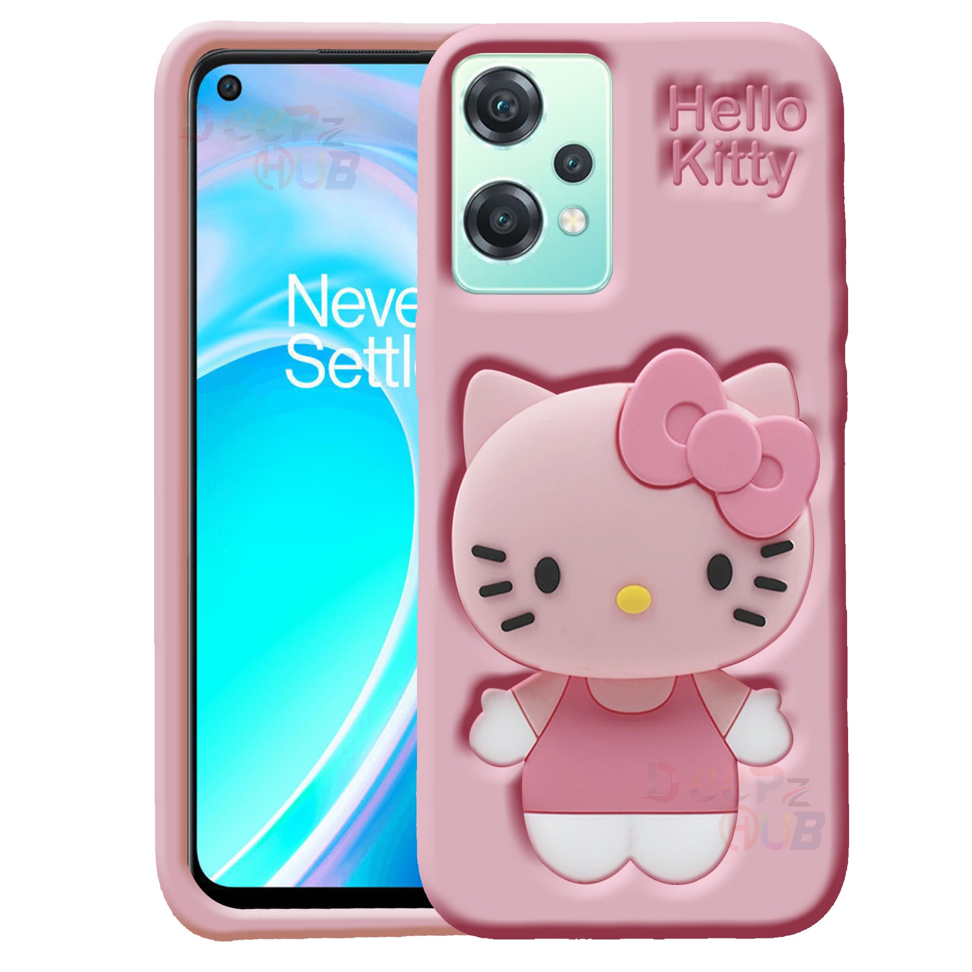 Deepzhub Hello Kitty | 3D Cute Cartoon Hello Kitty Case with