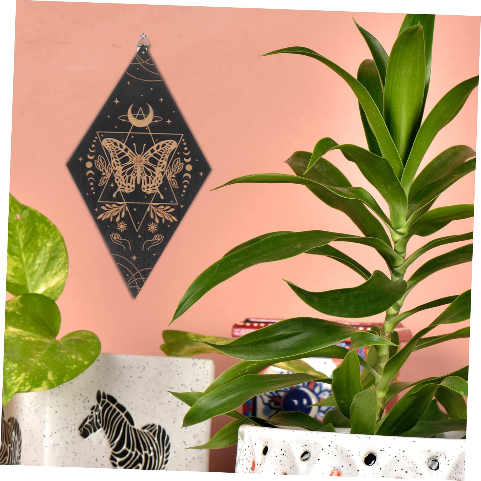 Yardwe 4pezzi Decorazione Murale Bohemien Con Sole e Arte Da Appendere Per Yoga e Decorazione Casa Ornamento Resistente e Stile Unico Per Interni Ed Esterni