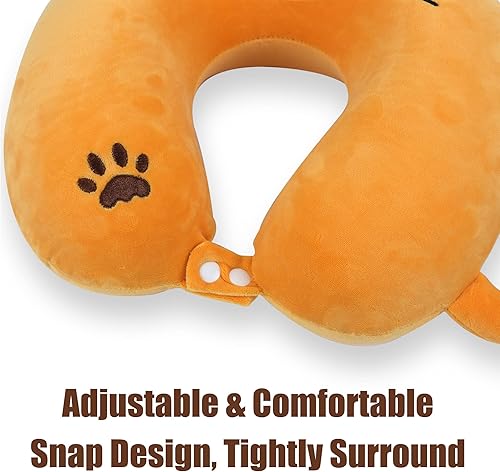 Vista 69 de Sexysamba Reposacabezas y almohada de cuello de dibujos animados para niños y niñas, adolescentes, accesorios de viaje para avión, automóvil