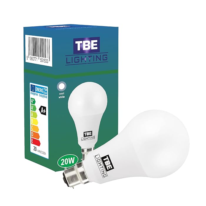 Buy TBE Lighting 20W LED A80 Bulb B22 Standard Fitting, 150w