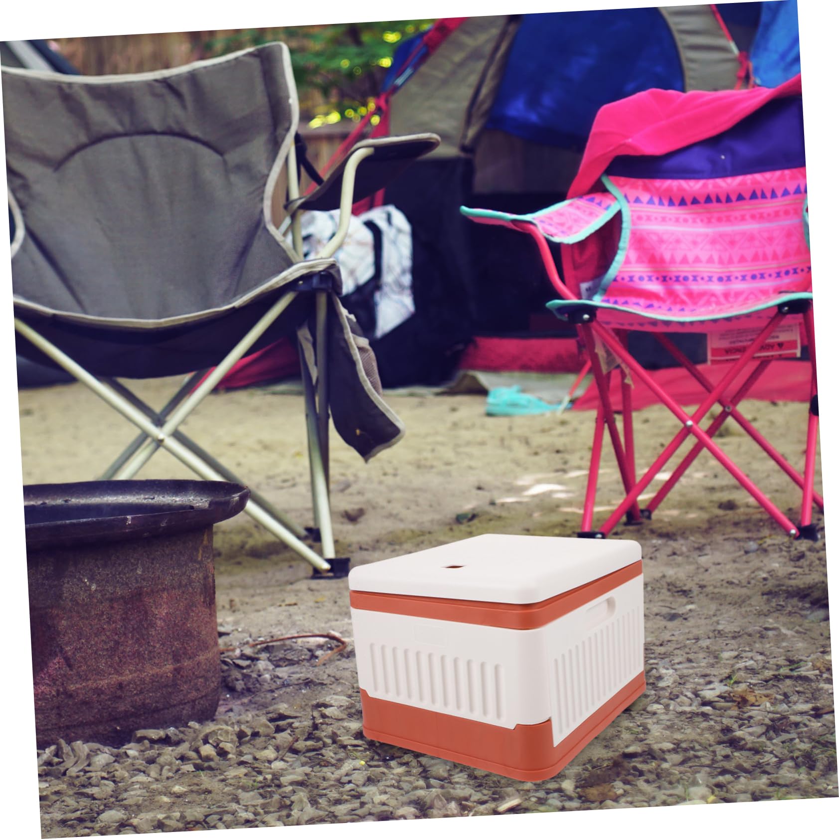 Inodoro Plegable Portátil para Camping Toilette De Viaje para Adultos y Fácil De Usar para Actividades Al Aire y Emergencias Incluye Bolsa para Mantener La Limpieza