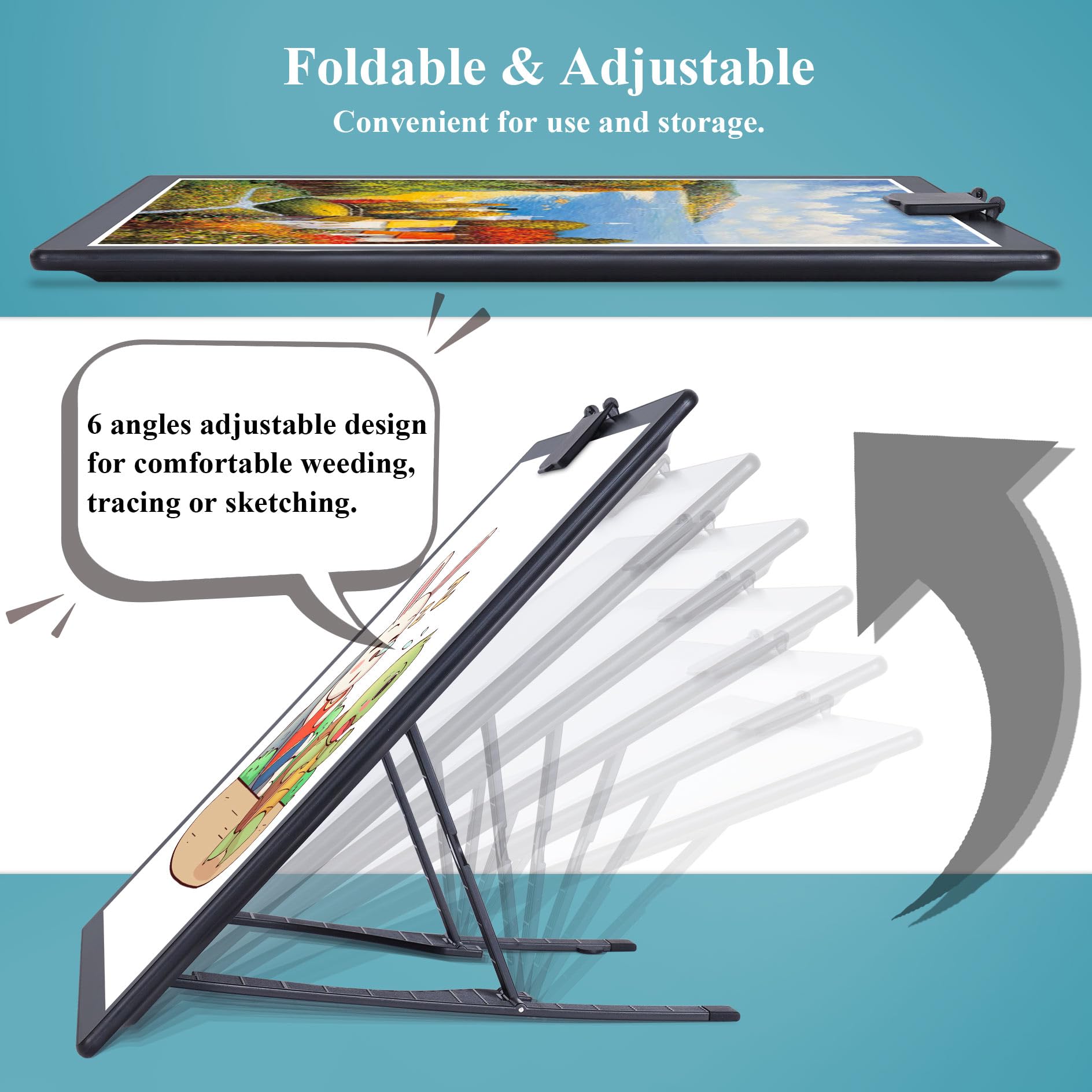 Amazon.com: A3 Rechargeable Light Board, Comzler Wireless A3 Light