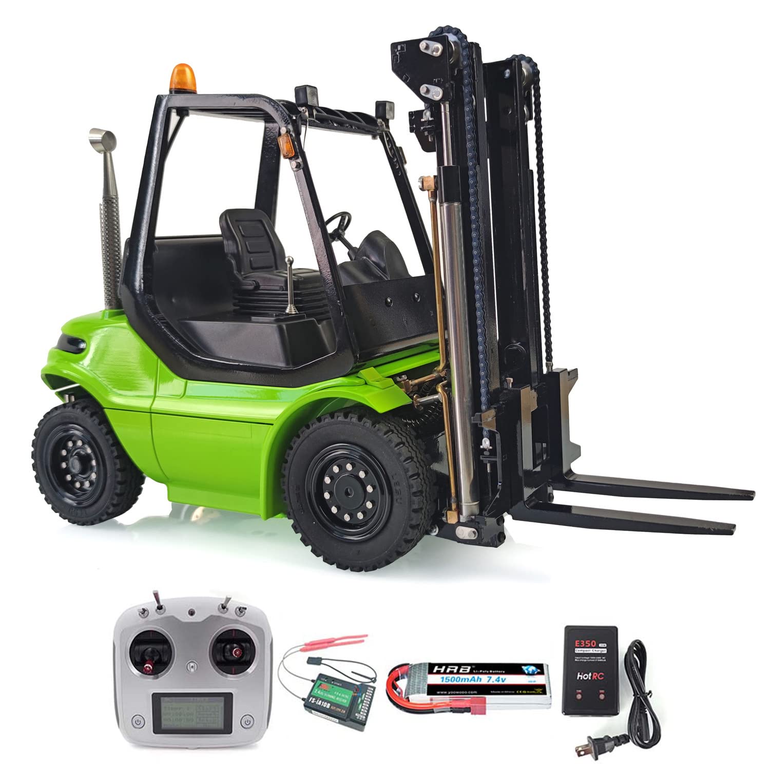 Lesu 1/14 RC油圧フォークリフト Amazon.com: LESU 1/14 RC Hydraulic Forklift Transfer Car RTR Model
