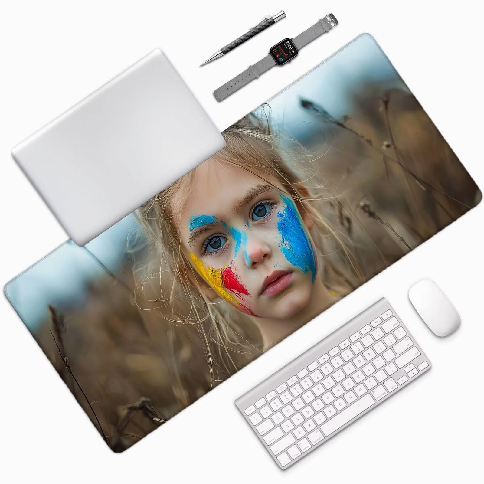 Niestandardowa podkładka pod mysz ze zdjęciem, 1200 x 600 mm wodoodporna niestandardowa podkładka pod mysz do gier, pod biurko z antypoślizgową podstawą, dodawanie zdjęć, pomysł na prezent dla graczy,