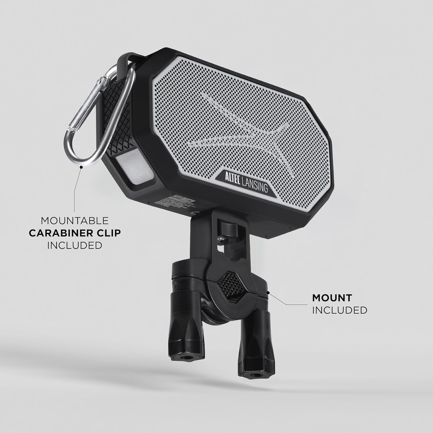 Altec Lansing x LAS Vegas Raiders - Portable Bluetooth Speaker HYDRAMINI 2.0, IP67 Waterproof, 8W Output, 12h Playtime, USB-C Quick Charge, Voice Assistant Integration (Las Vegas Raiders) - Image 9