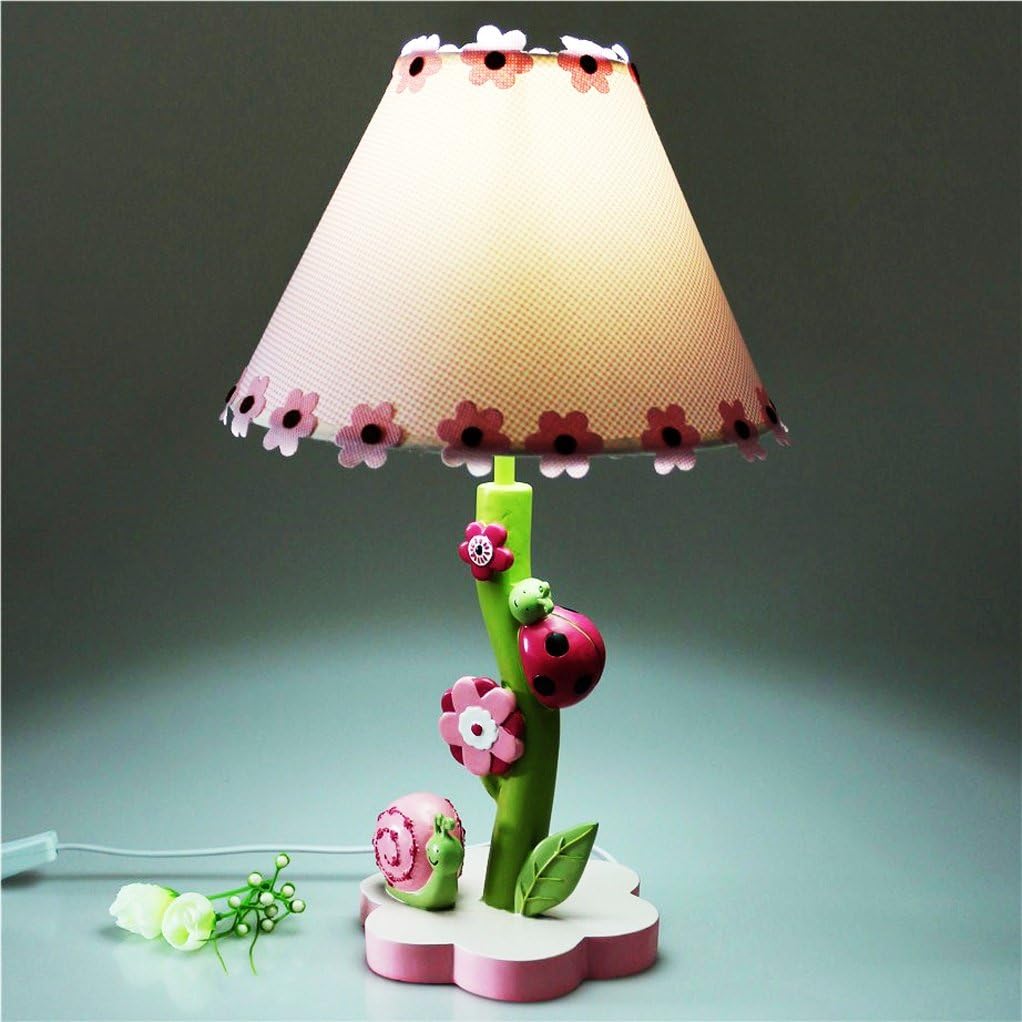 Good Thing Table lamp Princess Table Lamp Children Room Girl Bedroom Decoration Bedside Lamp Creative Cartoon Warm and Adjustable Light
