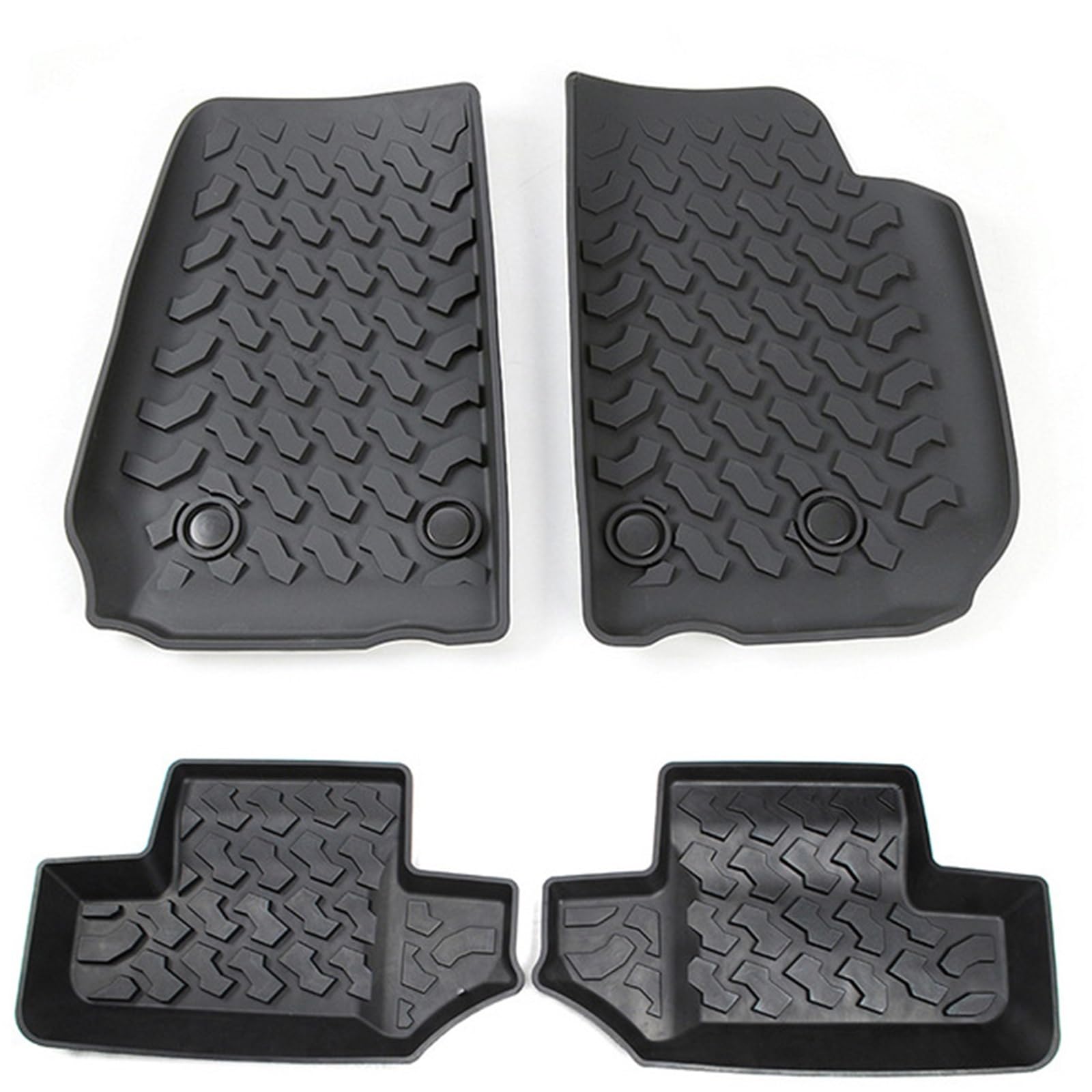 Do Wrangler JK 2007-2017 2/4 drzwi maty pojazdu