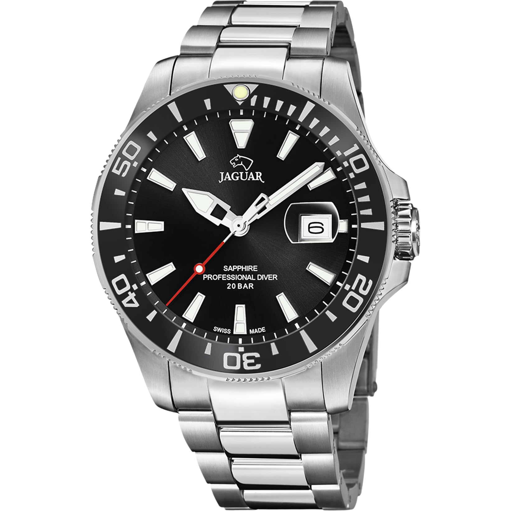 JAGUAR Orologio modello J862 / 1 della collezione EXECUTIVE, cassa 43,5 mm blu con cinturino in acciaio bicolore da uomo Unisex adulto J862/1