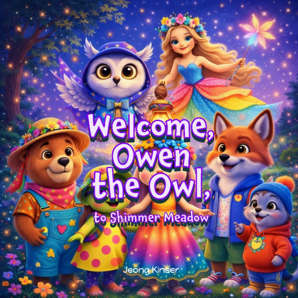 Welcome, Owen the Owl to Shimmer Meadow: A Heartwarming Story About Welcoming New Friends (Social Emotional Learning with Shimmer Meadow Friends)