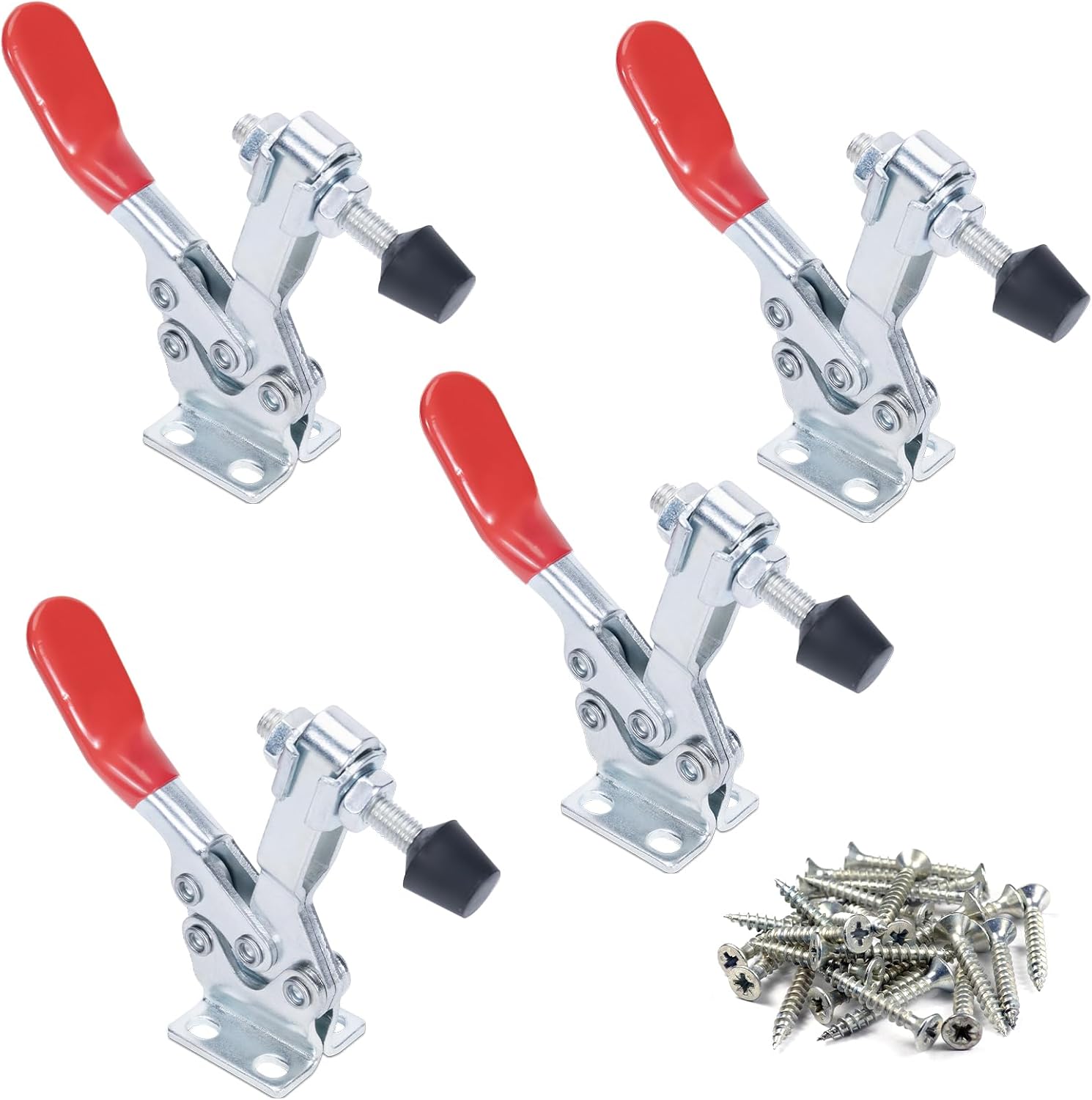 10 PK Toggle Clamp,holding capacity for light work, quick loading and unloading, and stabilising, 201C Quick Release horizontal Clamps
