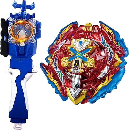 SUPERBLADE Metal Fusion Games Blade Toy Set Sparking Launcher Grip Bey Battling Top Toys BU B-200 Xiphoid Xcalibur Xanthus Sword-1 lanzador