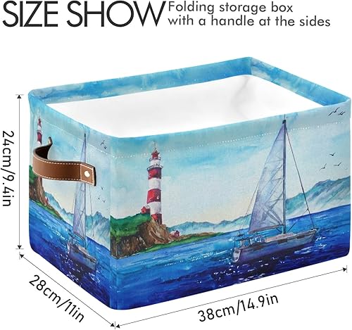 Miniatura 51 de AUUXVA Ombra Cesta de almacenamiento de flores colorida con forma de calavera de azúcar Caja de almacenamiento de lona duradera plegable cesta