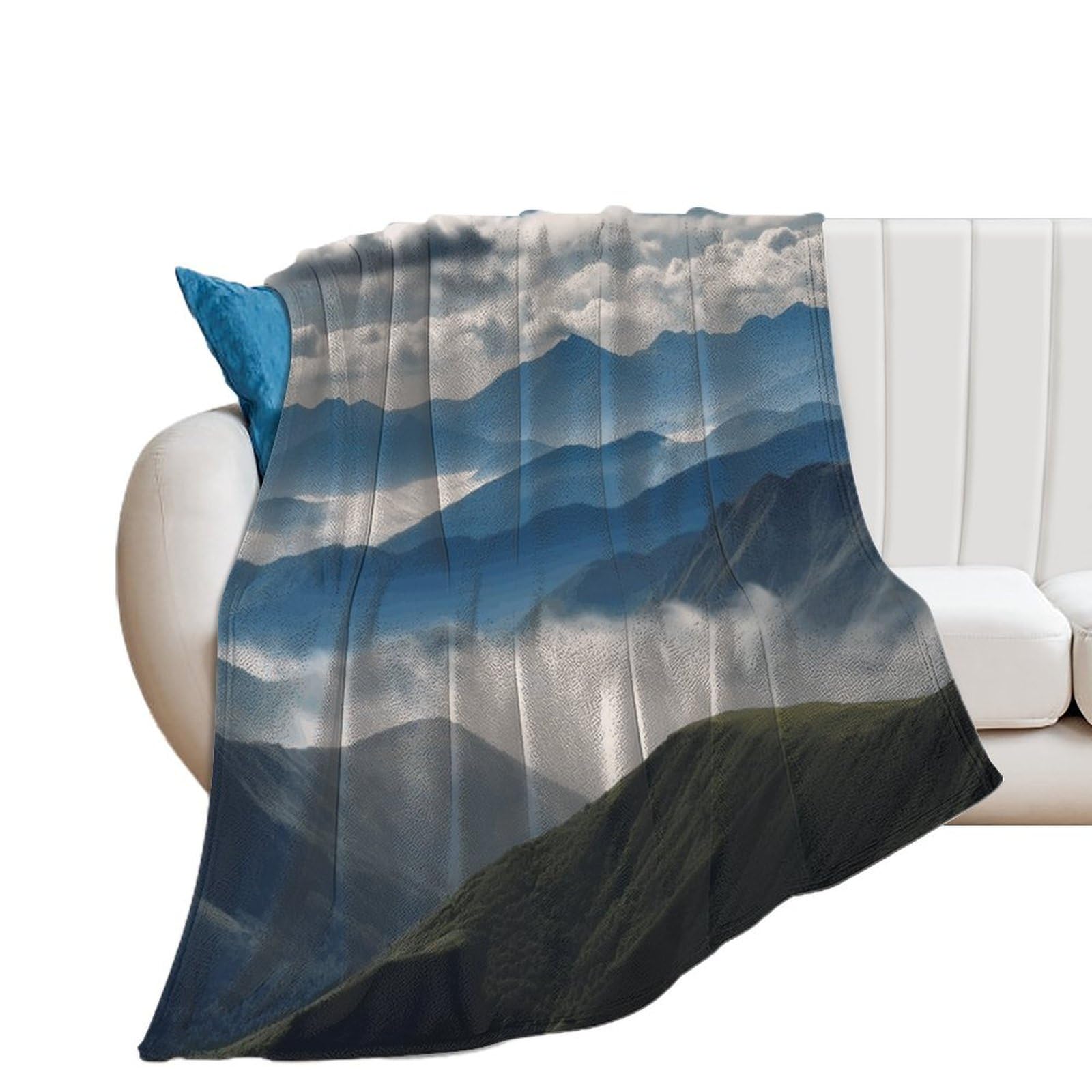 Couverture flanelle douce pour femme idéale pour les soirées cocooning