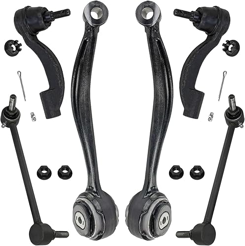 Miniatura 62 de Detroit Axle - Kit de brazos de control delanteros de 6 piezas para Hyundai Accent Kia Rio Rio5 06-10 2006 2007 2008 2009 2010 2011, 2 brazos de