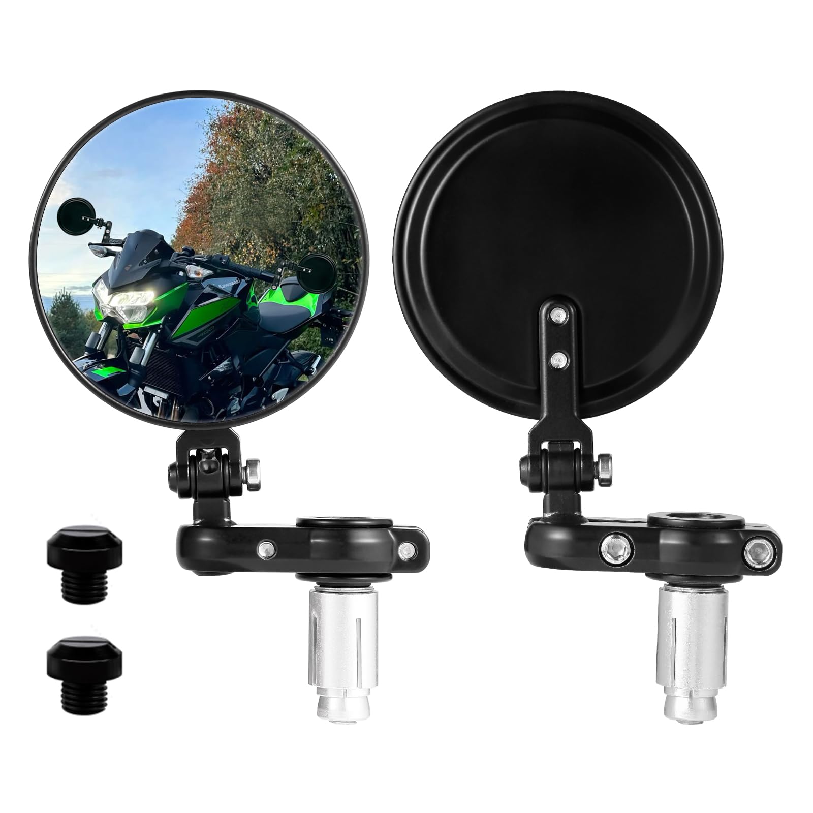 Amazon.com: GAMAZING Bar End Mirrors - 7/8