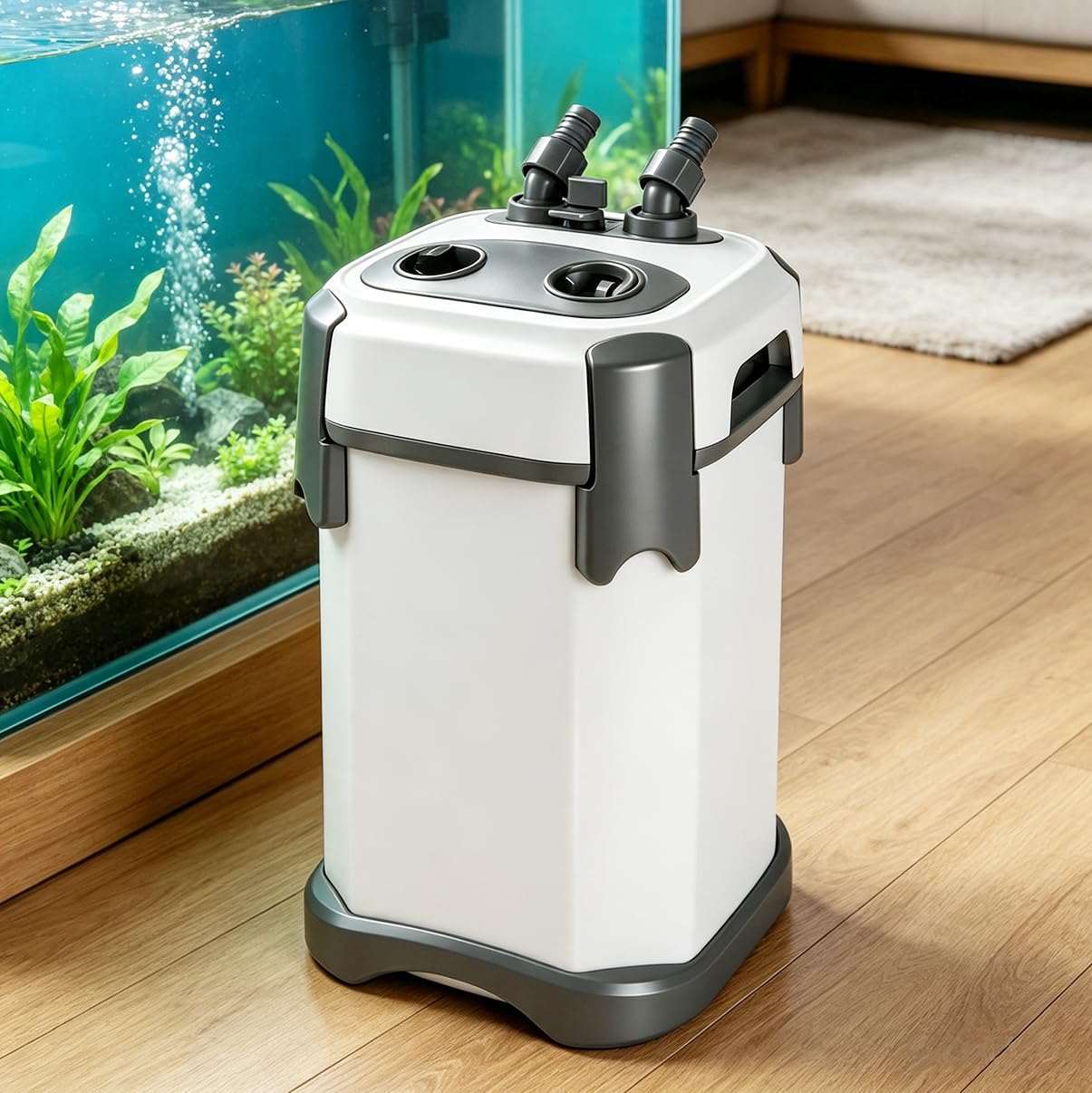 Filtro Externo para Acuario, Incluye Manguera y Tubo de Agua