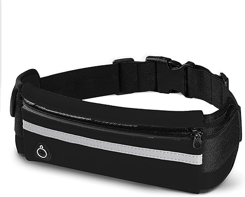 E Tronic Edge Running Belt for Women and Men Money Belt and Running Fanny Pack Hiking Fanny Pack Holder for Cell Phone Money and Keys Adjustable