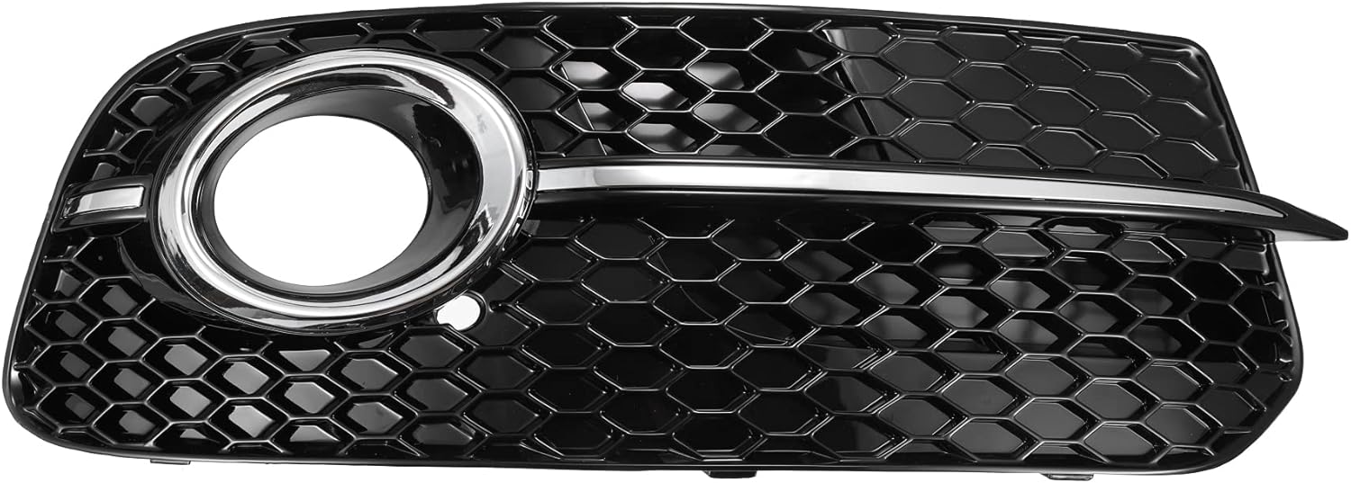 X AUTOHAUX Front Right Fog Light Grille Honeycomb Type Grill Cover for Audi Q5 SQ5 S-Line 2013-2017 8R0807682J
